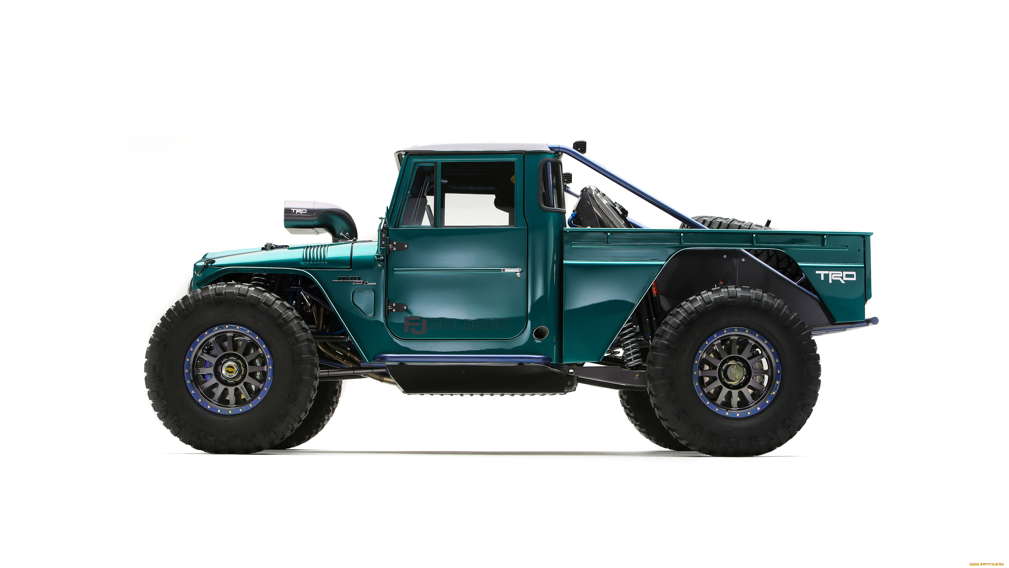 , toyota, fj, bruiser, fj45, pickup, trd, sema, show, concept, 2023